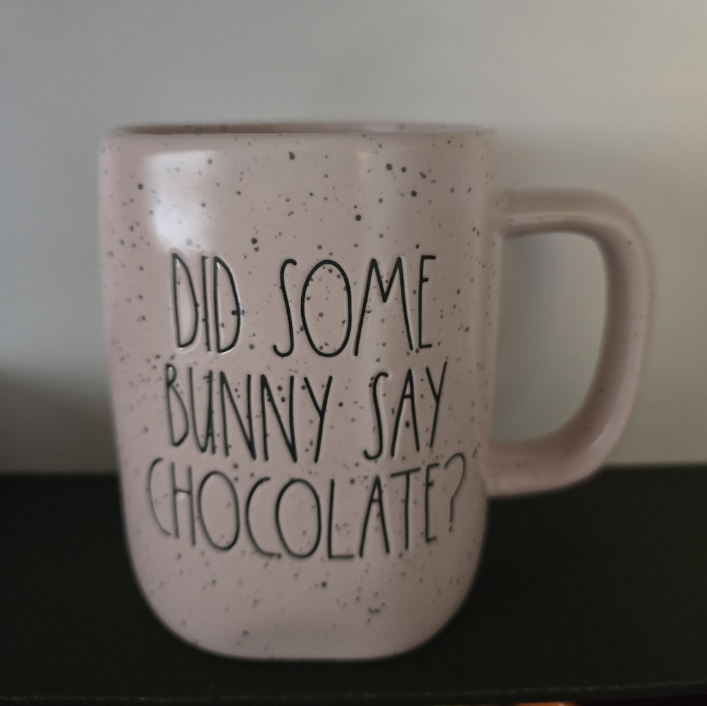 Did some bunny say chocolate Rae dunn mug